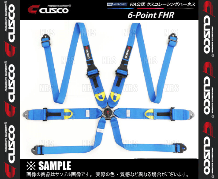 CUSCO Cusco рейсинг Harness 6-Point FHR (6 точечная FHR устройство специальный модель ) голубой (00B-CRH-N6HBL