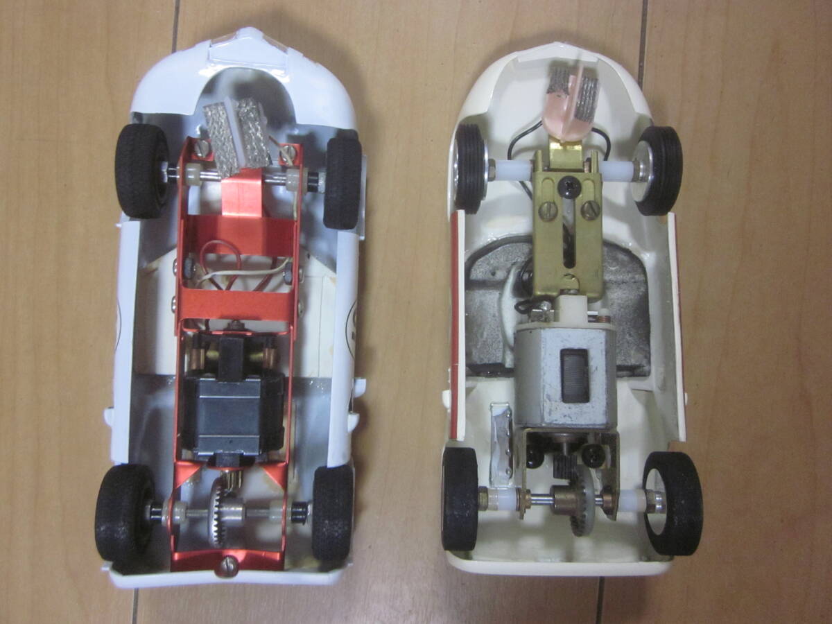 スロットカー 1/25 完成車 2台 K&b チャパラル KBシャーシ cox スロットカー 1/25 完成車 2台 K&b チャパラル KBシャーシ cox