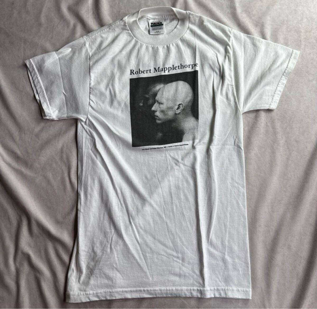 希少】Robert Mapplethorpe 肖像プリント Tシャツ 90's 希少】Robert Mapplethorpe 肖像プリント Tシャツ 90's