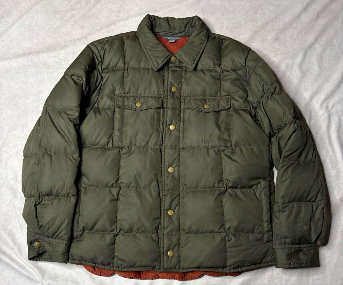 90's〜00's Eddie Bauer オリーブグリーン ダウンジャケット L 90's〜00's Eddie Bauer オリーブグリーン ダウンジャケット L