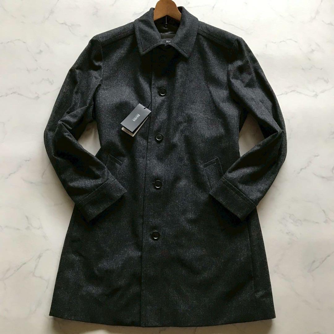 新品タグ付き/XLサイズ○ヒューゴボス カシミヤ混 ロングコート 新品タグ付き/XLサイズ○ヒューゴボス カシミヤ混 ロングコート