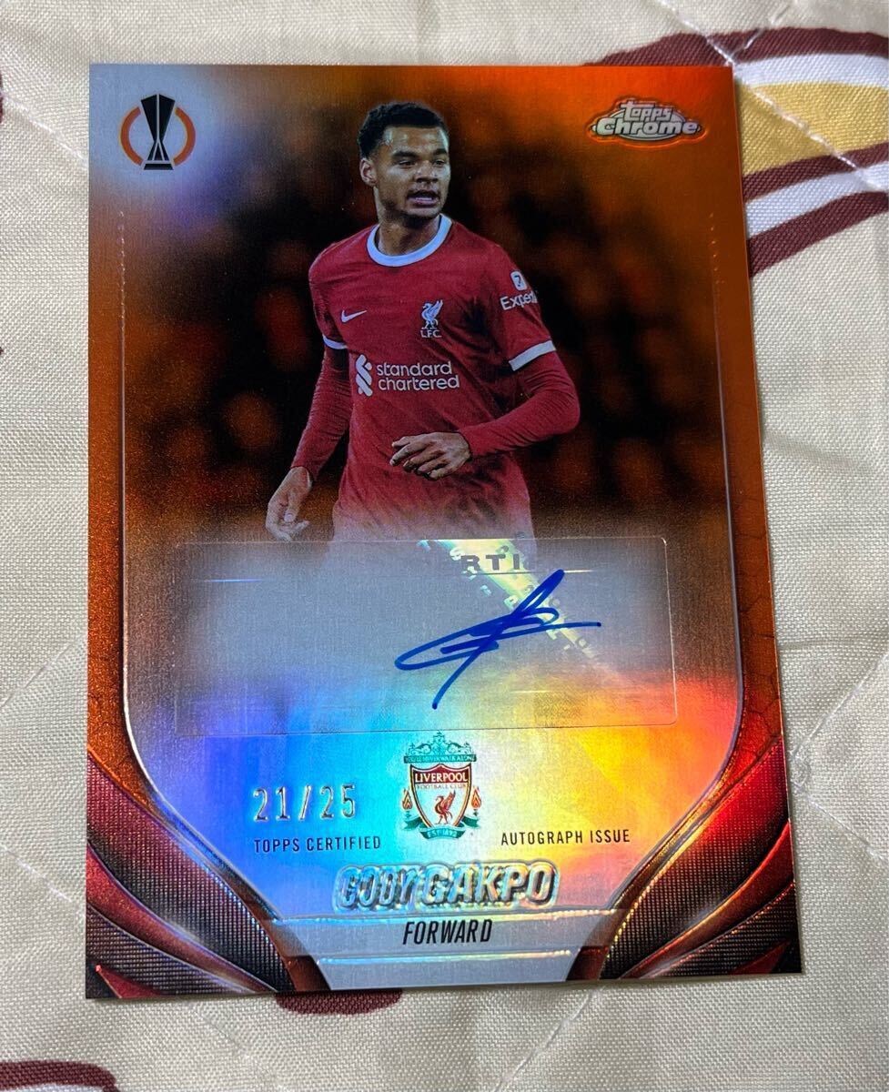 25枚限定 2023-24 Topps Chrome コーディ・ガクポ Cody Gakpo 25枚限定 2023-24 Topps Chrome コーディ・ガクポ Cody Gakpo