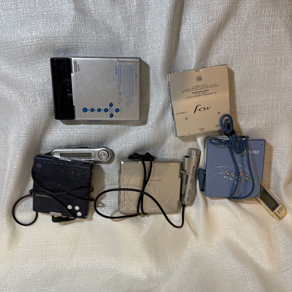 SONY Panasonic SHARP aiwa MDウォークマン MDプレーヤー SONY Panasonic SHARP aiwa MDウォークマン MDプレーヤー