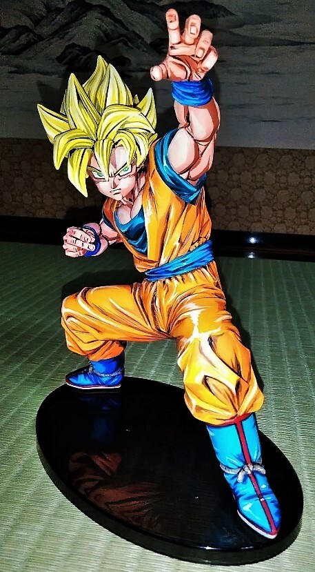 ドラゴンボール スーパーサイヤ人 孫悟空 リペイント フィギュア ドラゴンボール スーパーサイヤ人 孫悟空 リペイント フィギュア