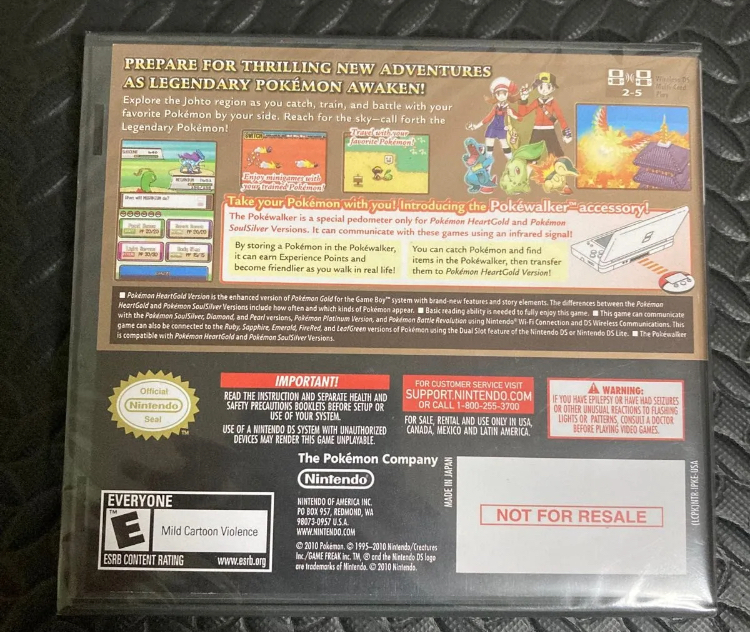 Nintendo DS ソフト ポケットモンスター ハートゴールド ソウル Nintendo DS ソフト ポケットモンスター ハートゴールド ソウル