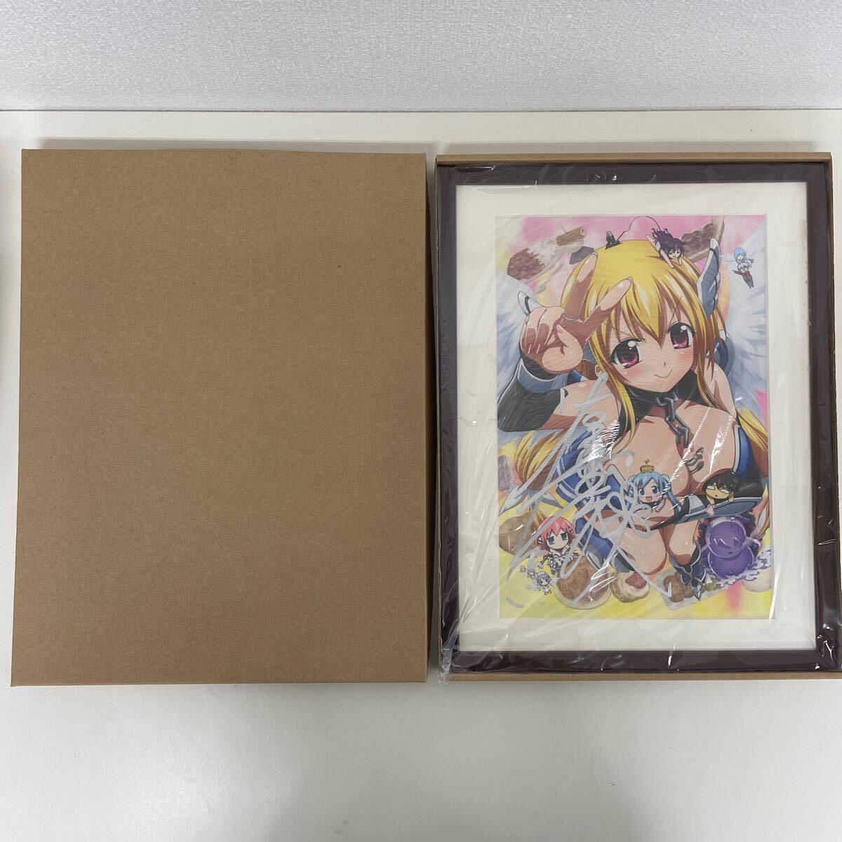 未使用 そらのおとしものf フォルテ 直筆サイン入り額装複製原画 未使用 そらのおとしものf フォルテ 直筆サイン入り額装複製原画