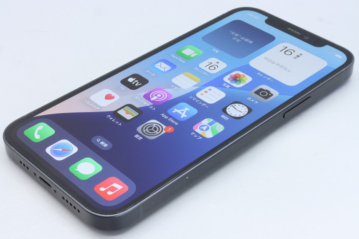 Apple iPhone12 128GB Black A2402 MGHU3J/A バッテリ82% □SIM Apple iPhone12 128GB Black A2402 MGHU3J/A バッテリ82% □SIM