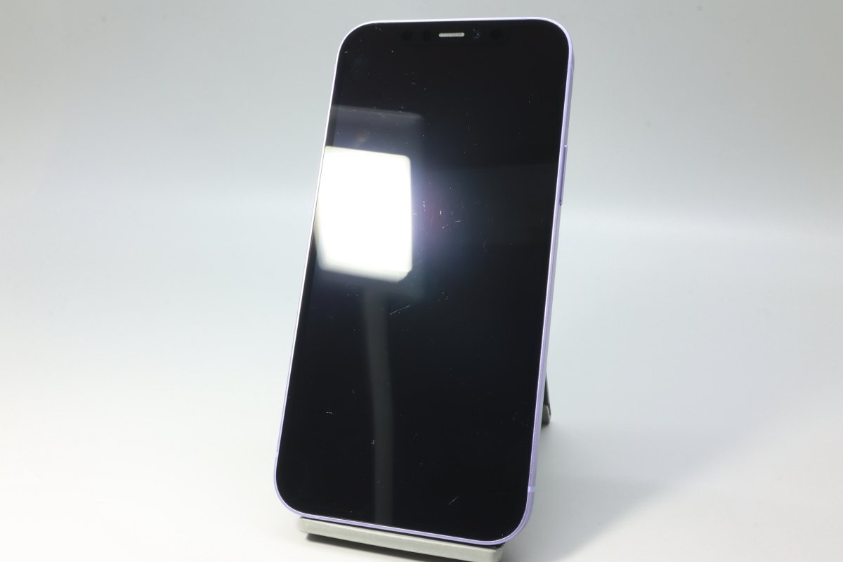 Apple iPhone12 128GB Purple A2402 MJNJ3J/A バッテリ78% □SIM Apple iPhone12 128GB Purple A2402 MJNJ3J/A バッテリ78% □SIM