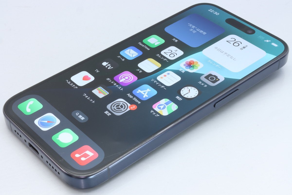 Apple iPhone15 Pro 128GB A3101 3M437J/A ブルーチタニウム Apple iPhone15 Pro 128GB A3101 3M437J/A ブルーチタニウム