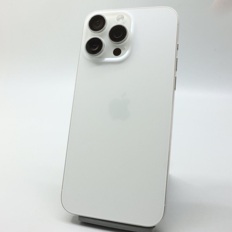 Apple iPhone15 Pro Max 512GB ホワイトチタニウム MU6V3J/A Apple iPhone15 Pro Max 512GB ホワイトチタニウム MU6V3J/A
