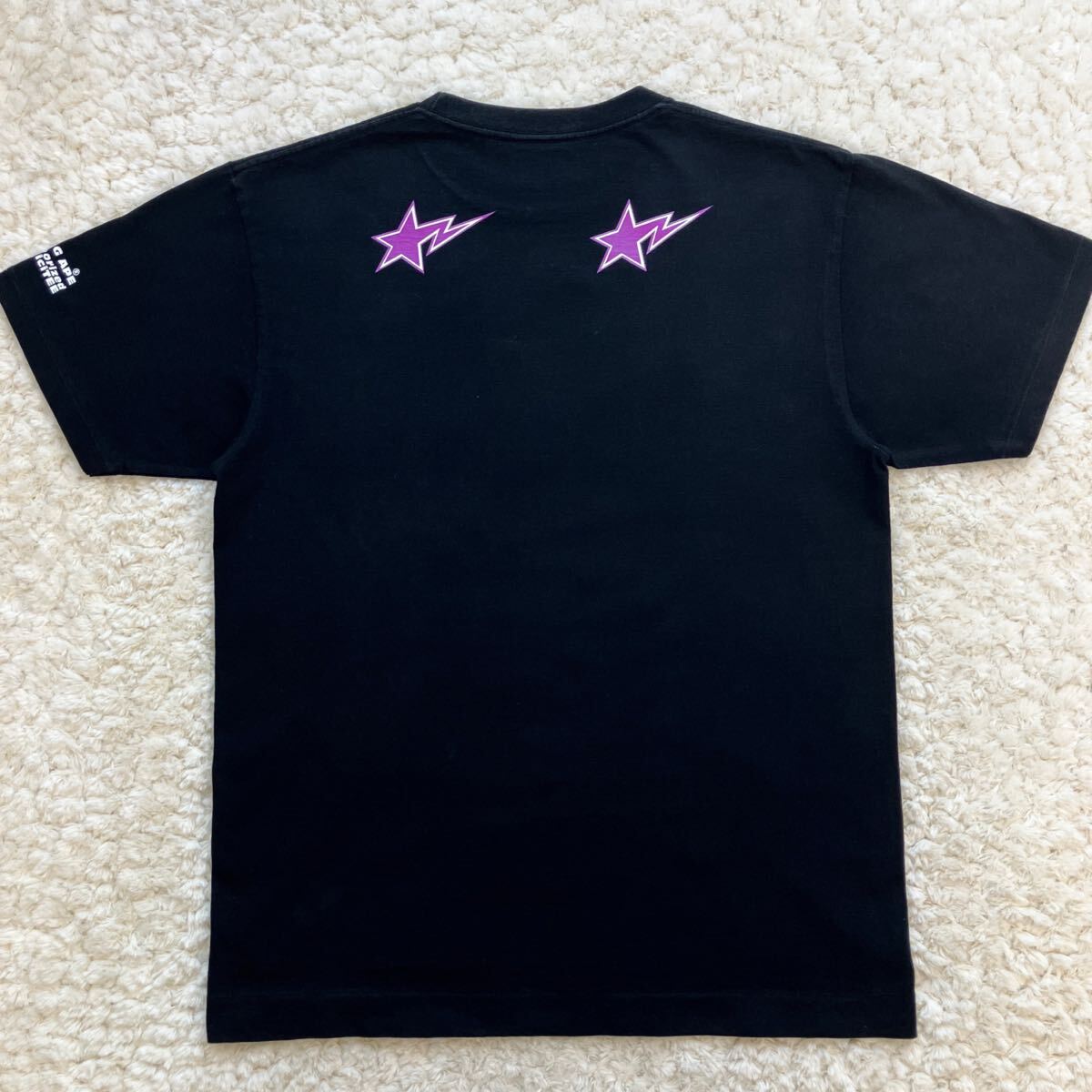 90s 旧タグ a bathing ape Tシャツ L 黒 nigo裏原00s ア 90s 旧タグ a bathing ape Tシャツ L 黒 nigo裏原00s ア