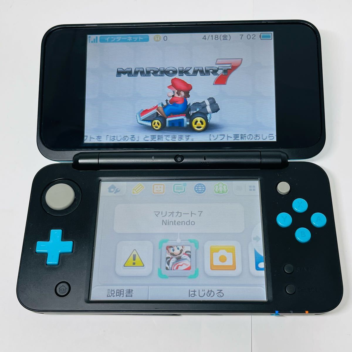 ☆1円~ 美品 動作確認済 New NINTENDO 2DSLL ブラック ☆1円~ 美品 動作確認済 New NINTENDO 2DSLL ブラック