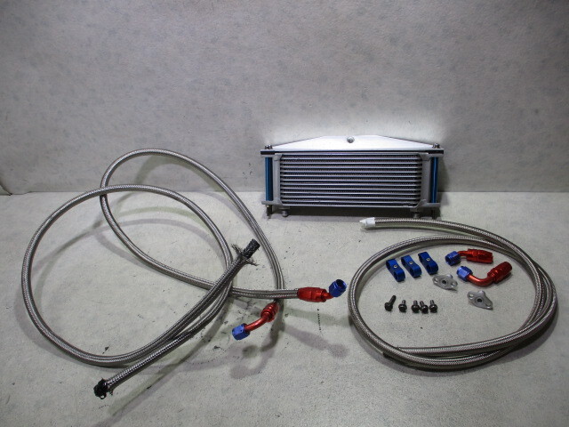 ゼファーχ アクティブ ラウンドオイルクーラー 9インチ13段 実動車取り外し ゼファーχ アクティブ ラウンドオイルクーラー 9インチ13段 実