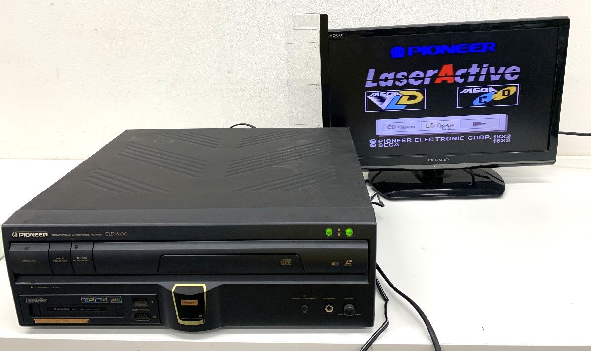 現状品】PIONEER レーザーアクティブ CLD-A100 パイオニア LD 現状品】PIONEER レーザーアクティブ CLD-A100 パイオニア LD