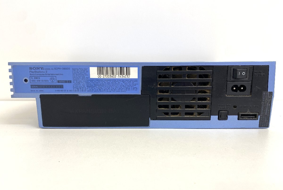 中古品】SONY PlayStation2 PS2 本体 AQUA アクア ブルー SCPH