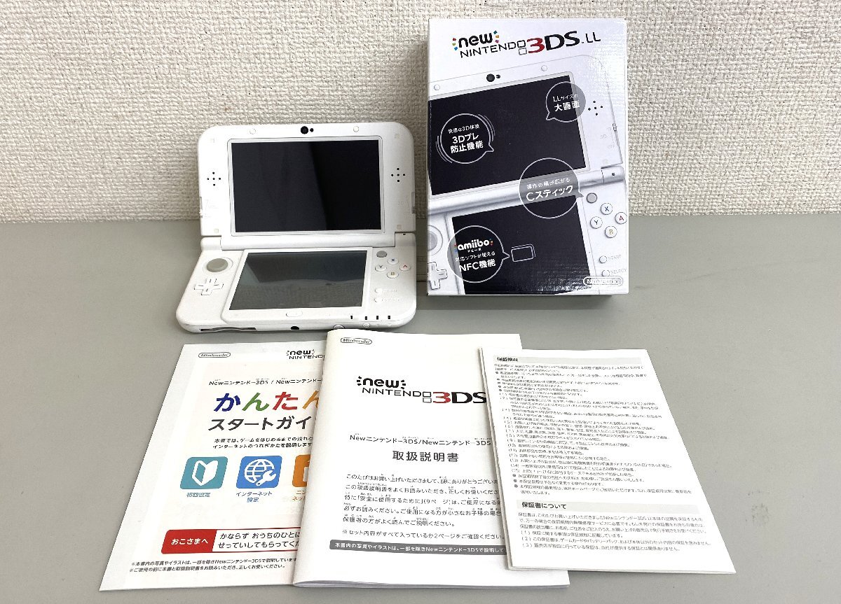 中古品】Nintendo NEW 3DSLL 本体 ホワイト RED-001 任天堂