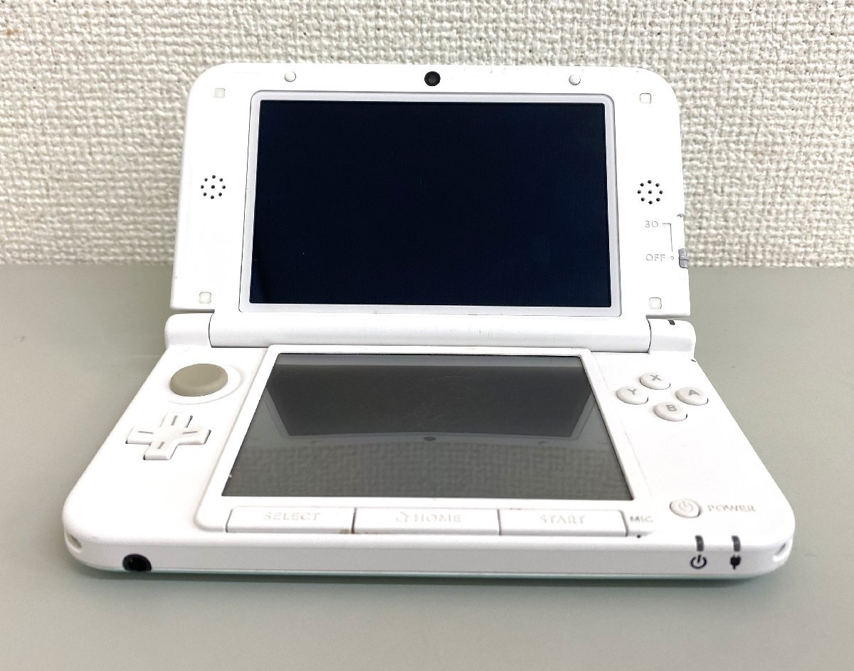 任天堂 3DS LL ミントXホワイト 本体 すぐ遊べるセット 中古