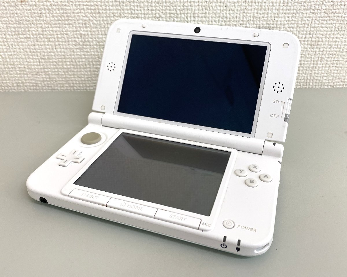 中古品】Nintendo 3DSLL 本体 ミントホワイト SPR-001 任天堂