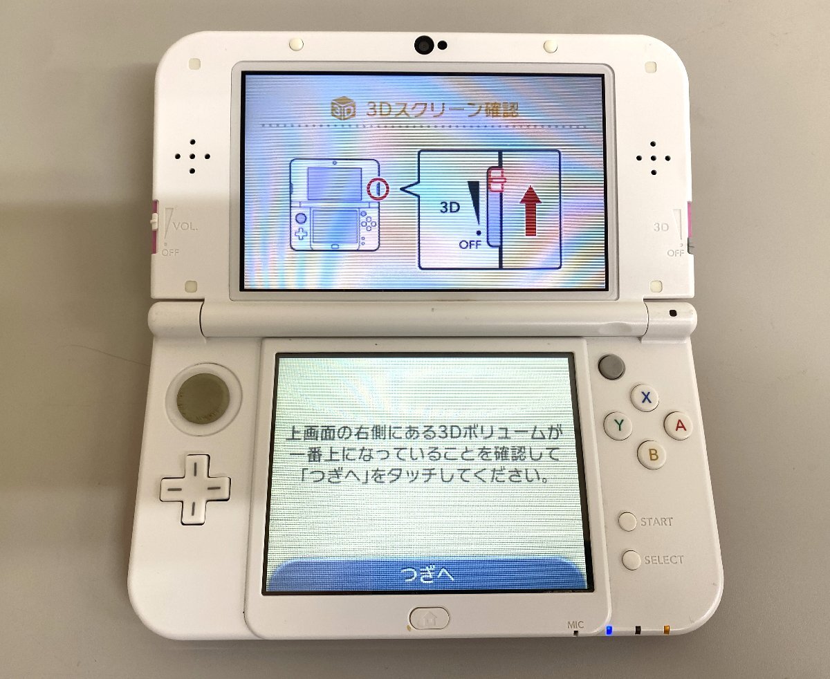 中古品】Nintendo NEW 3DSLL 本体 ピンクホワイト RED-001 中古品】Nintendo NEW 3DSLL 本体 ピンクホワイト RED-001