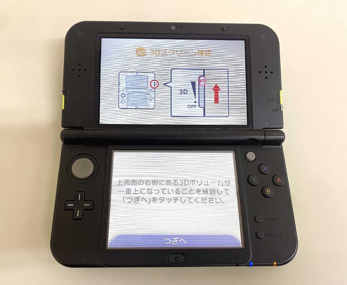 中古品】Nintendo NEW 3DSLL 本体 ライムブラック RED-001 中古品】Nintendo NEW 3DSLL 本体 ライムブラック RED-001