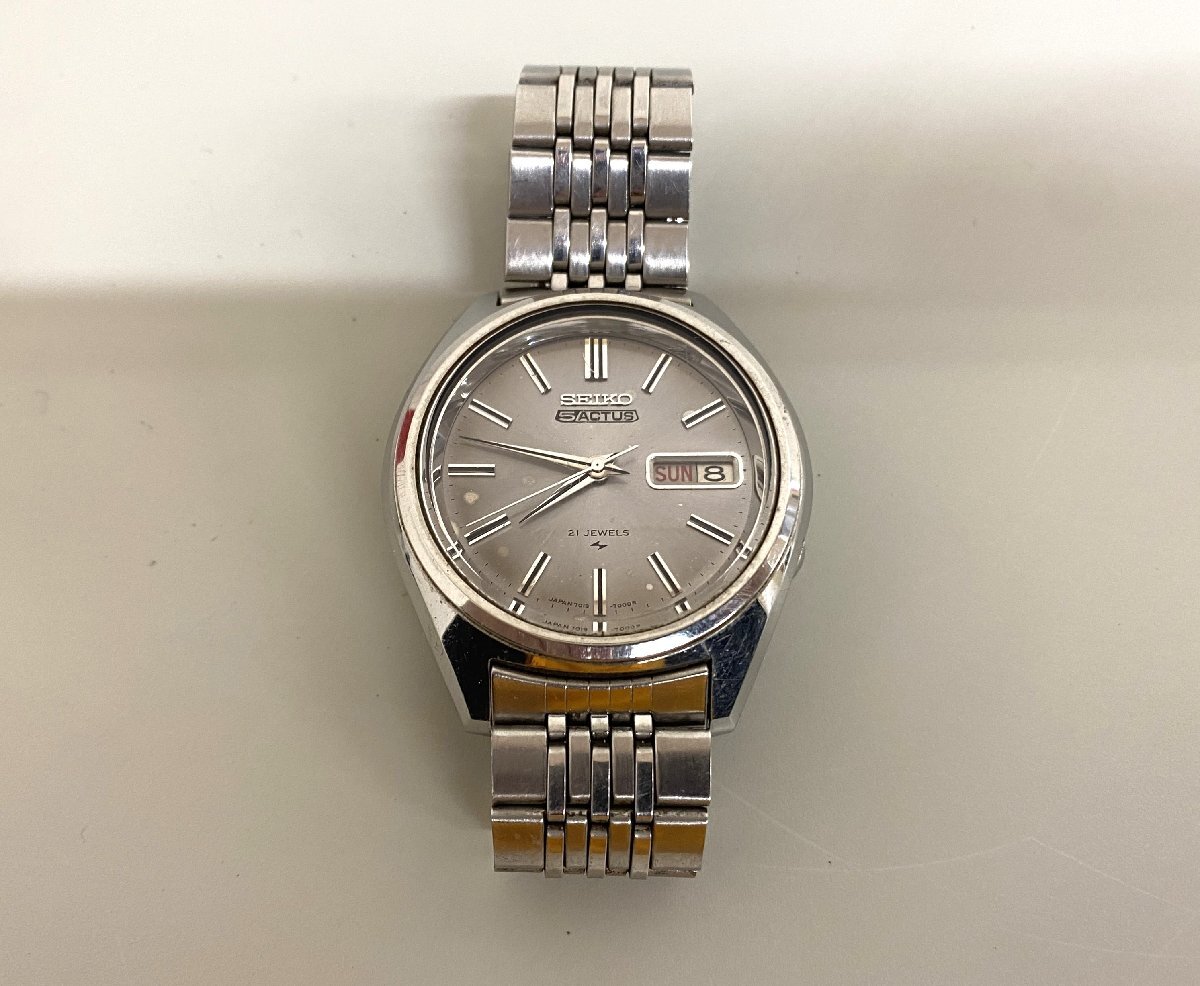 【超ポイントバック祭】 高崎店【中古品】u3-114 21 アクタス 5ACTUS セイコー SEIKO 時計