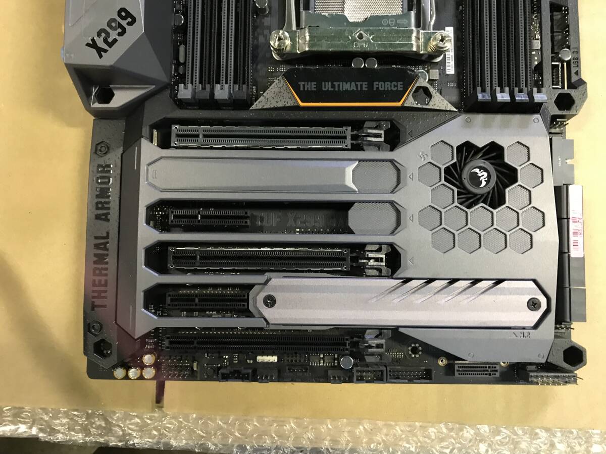 ★中古品 BIOS確認(rèn)済ASUS TUF X299 MARK 1 LGA2066 マザーボード IOパネル付屬★