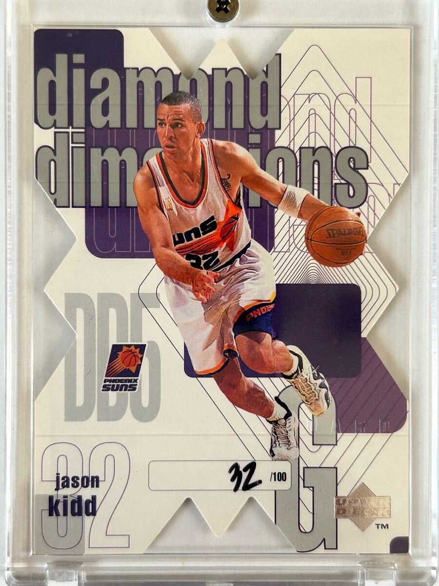 97-98 Upper Deck Diamond Dimensions Jason Kidd #/100