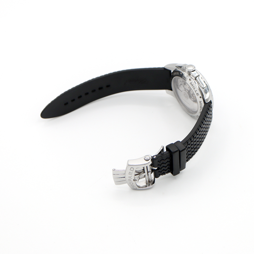 內(nèi)部點検済 Chopard ショパール ミッレミリア GT XL クロノグラフ 16/8459 100m防水 デイト SS メンズ 自動巻き