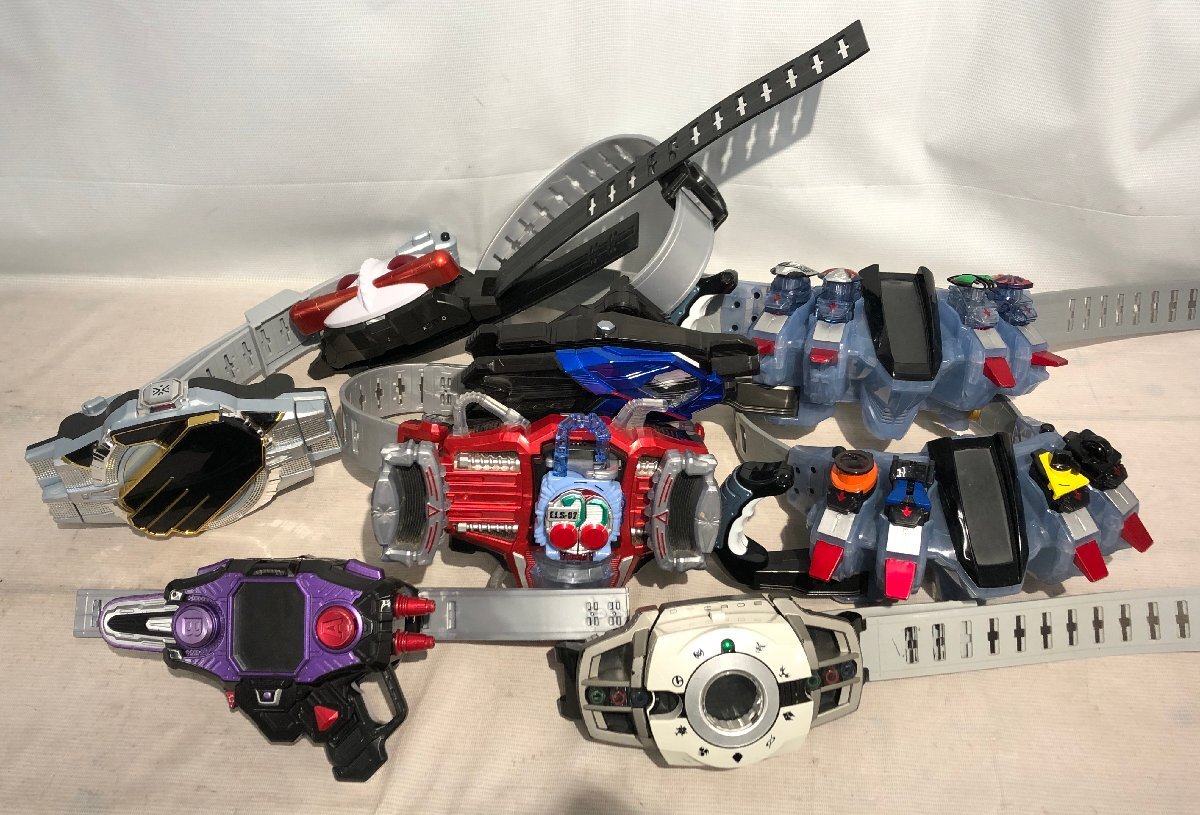 1円~ 仮面ライダー 変身ベルト グッズ 大量 まとめ セット 1円~ 仮面ライダー 変身ベルト グッズ 大量 まとめ セット