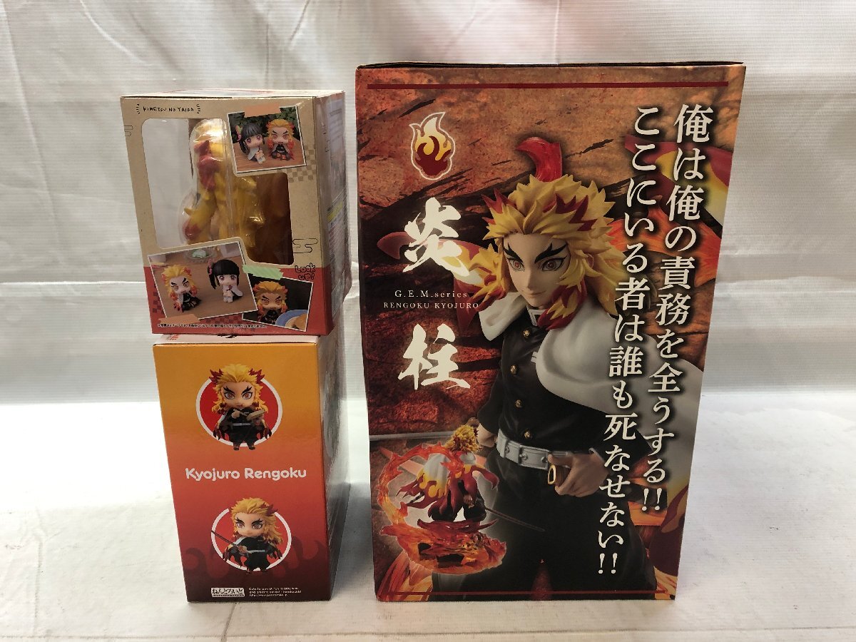 未開封 鬼滅の刃 煉獄杏寿郎 メーカーフィギュア 3点まとめ 未開封 鬼滅の刃 煉獄杏寿郎 メーカーフィギュア 3点まとめ