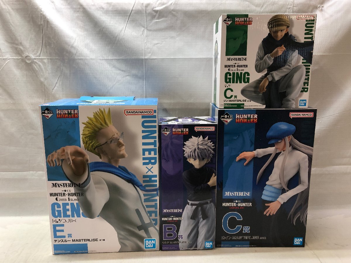 1円~ 未開封 一番くじ ハンターハンター フィギュア 4点まとめ 1円~ 未開封 一番くじ ハンターハンター フィギュア 4点まとめ