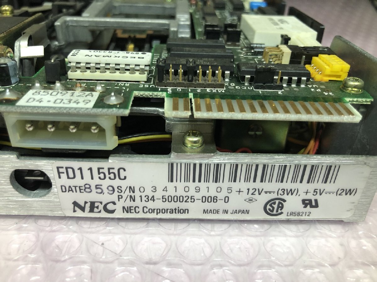 送60サイズ】未チェックジャンク扱い NEC FD1155C PC-98など用 送60サイズ】未チェックジャンク扱い NEC FD1155C PC-98など用