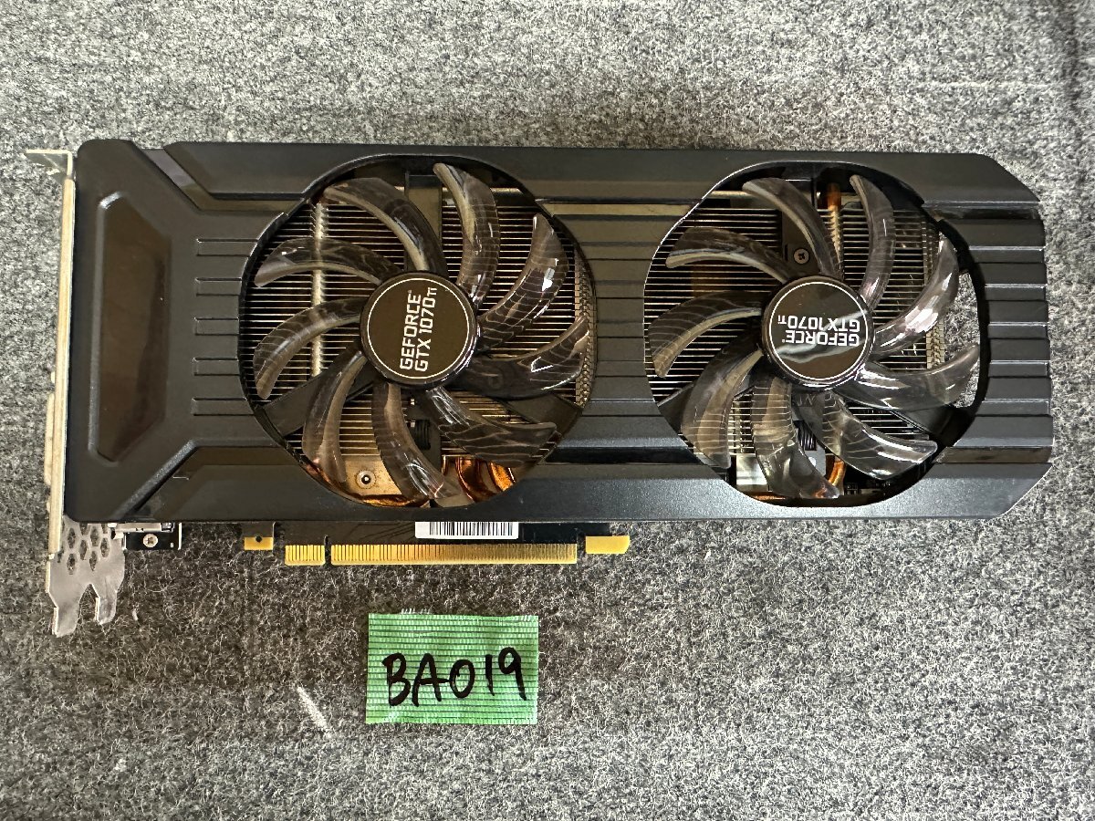 送80サイズ】Palit GTX1070TI DUAL 8G GeForceGTX1070Ti 8GB 送80サイズ】Palit GTX1070TI DUAL 8G GeForceGTX1070Ti 8GB