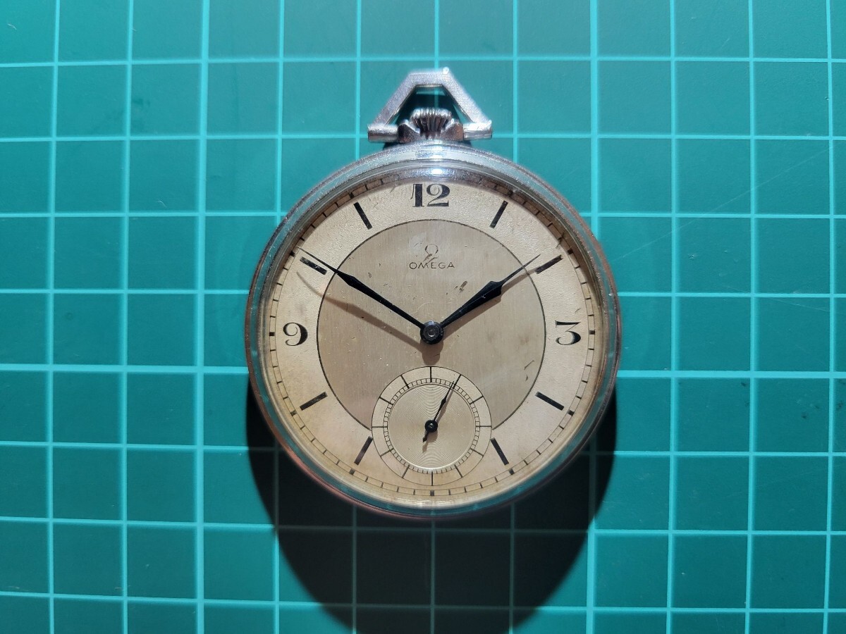 オメガ OMEGA 懐中時計 手巻き スモセコ アンティーク ジャンク オメガ OMEGA 懐中時計 手巻き スモセコ アンティーク ジャンク
