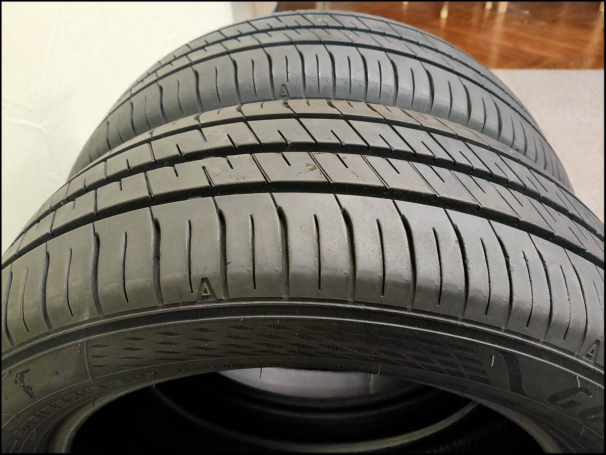 2本 バリ溝 2021年 205/55R16 91V GOODYEAR EfficientGrip ECO EG02 グッドイヤー_画像4