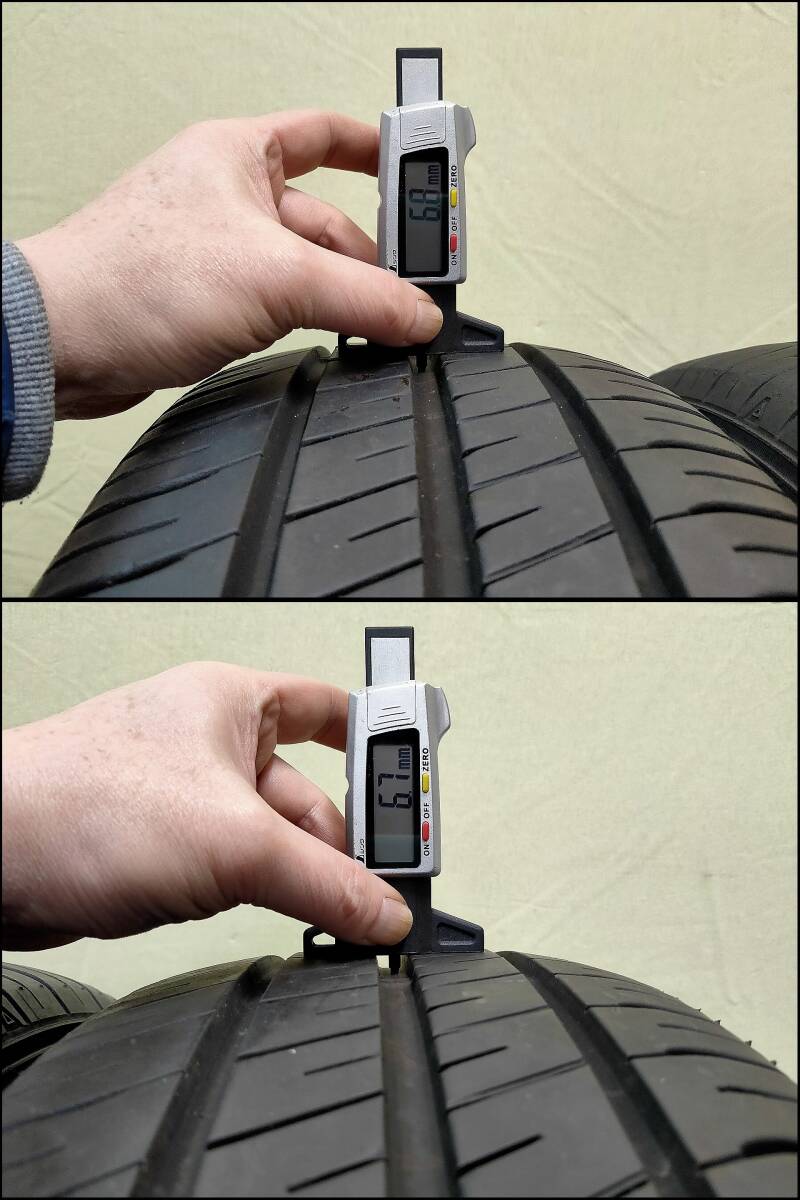 2本 バリ溝 2021年 205/55R16 91V GOODYEAR EfficientGrip ECO EG02 グッドイヤー_画像2