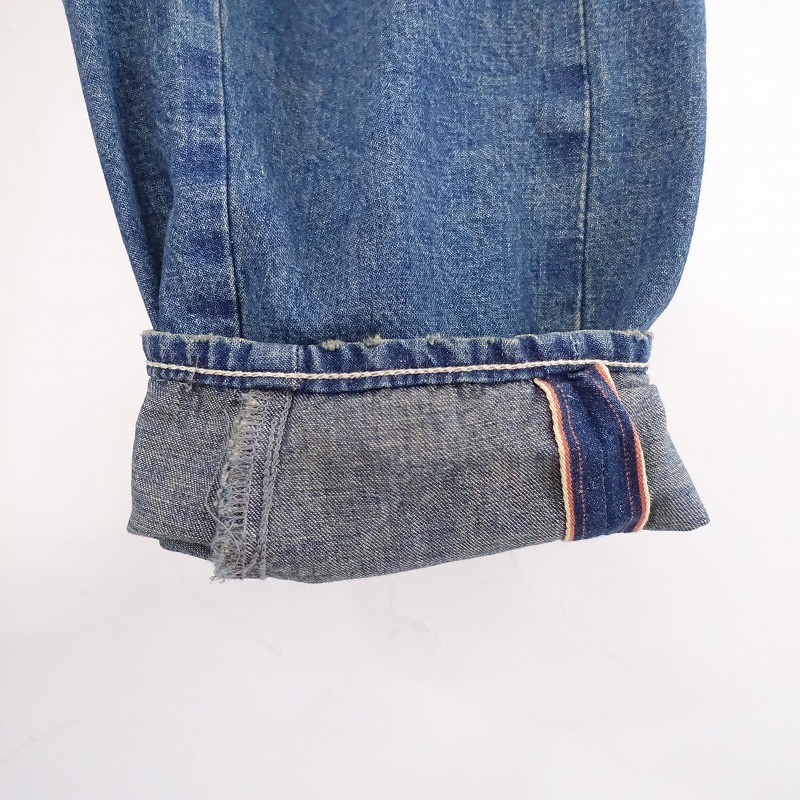【美品/2024SS/定価6萬】ミナペルホネン mina perhonen *every day タックテーパードデニムパンツ*36綿麻(1-2503-83)【10D52】