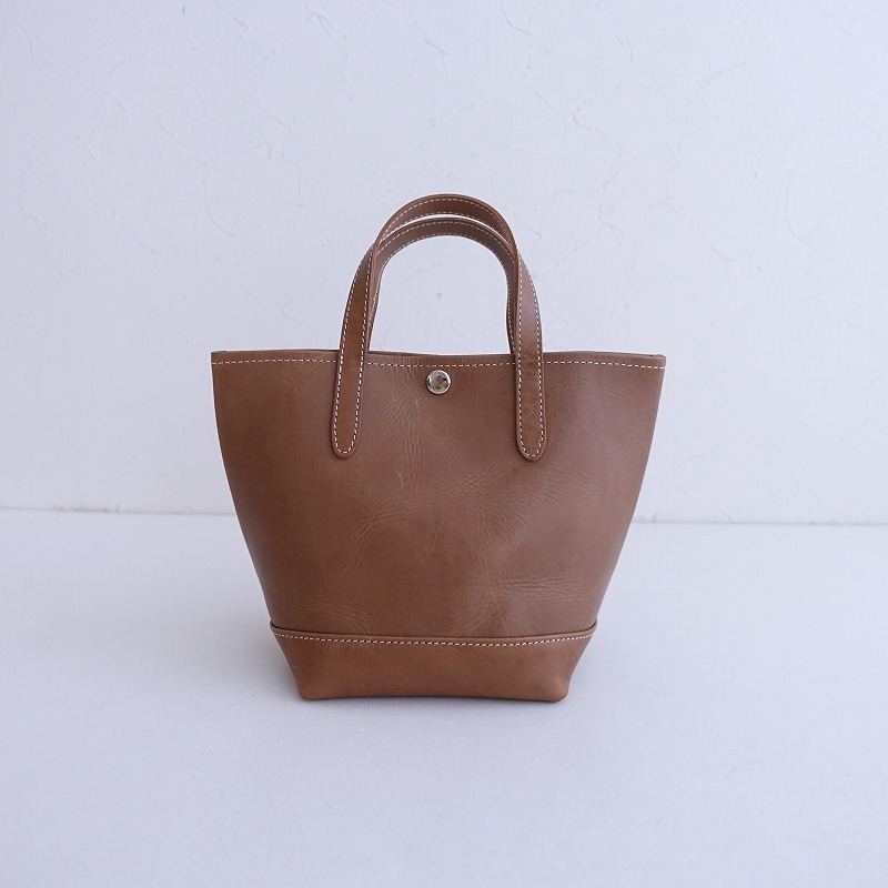 ブランクレ blancle *レザーハンドバッグ*かばん手提げ皮革ライトブラウン0325(ba7-2503-119)【80D52】