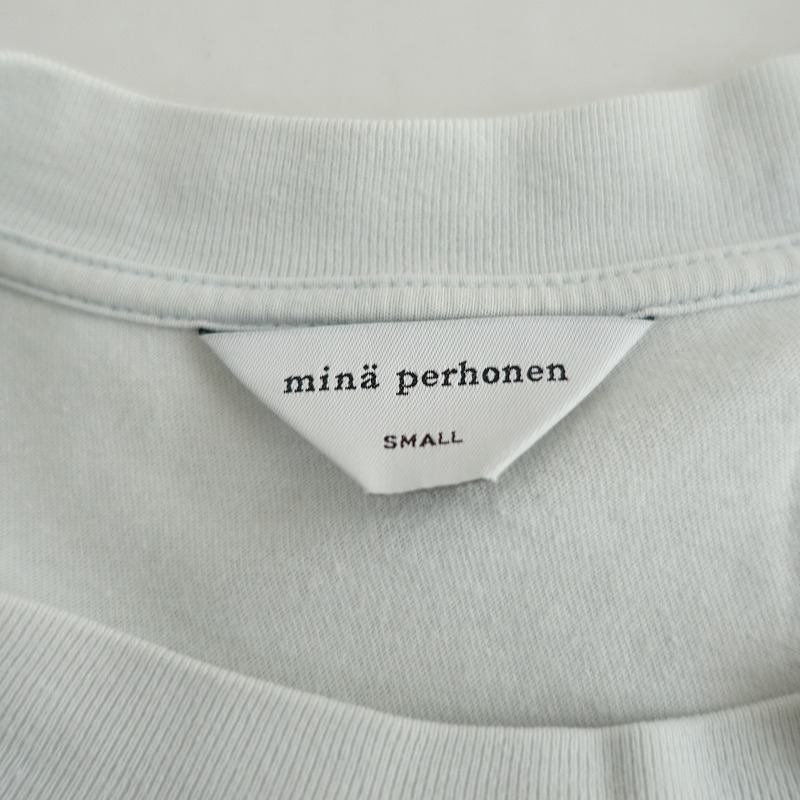  mina perhonen mina perhonen *... выставка choucho хлопок cut and sewn *S небо ..... футболка тянуть over (25-2503-514)[12D52]