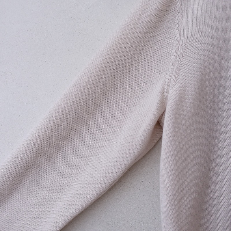 ドリスヴァンノッテン DRIES VAN NOTEN *リボン付きニットカーディガン*XSウール毛ベージュ羽織上著(25-2504-34)【52D52】