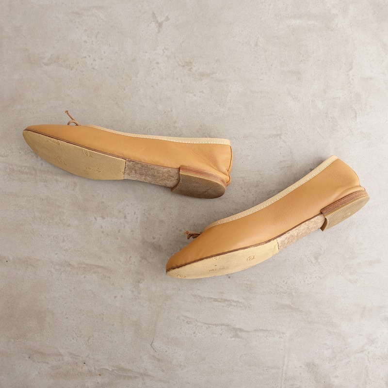  Repetto repetto * балетки 37/23* кожа кожа Camel 0425(sh10-2504-24)[62D52]