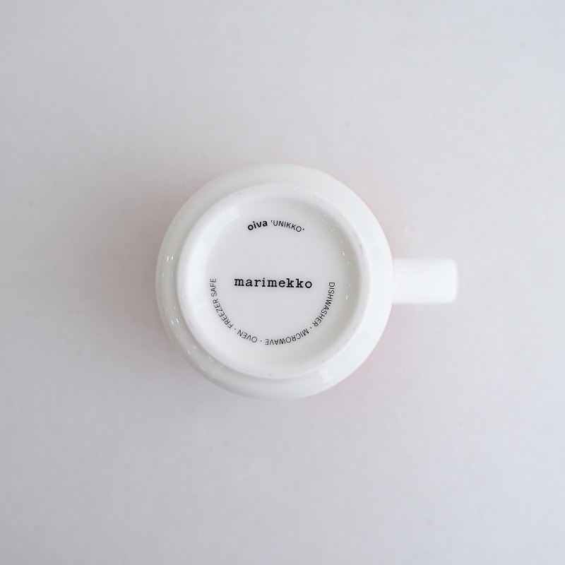 【北歐】マリメッコ marimekko *UNIKKO マグカップ レッド*コップ食器キッチン【陶器】(wa23-2504-6)【62D52】