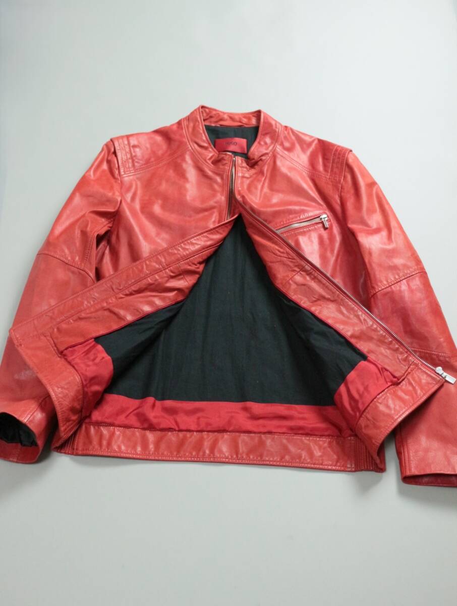 Y988/HUGO BOSS/ヒューゴボス/牛革/シングルライダース/RIDERS Y988/HUGO BOSS/ヒューゴボス/牛革/シングルライダース/RIDERS