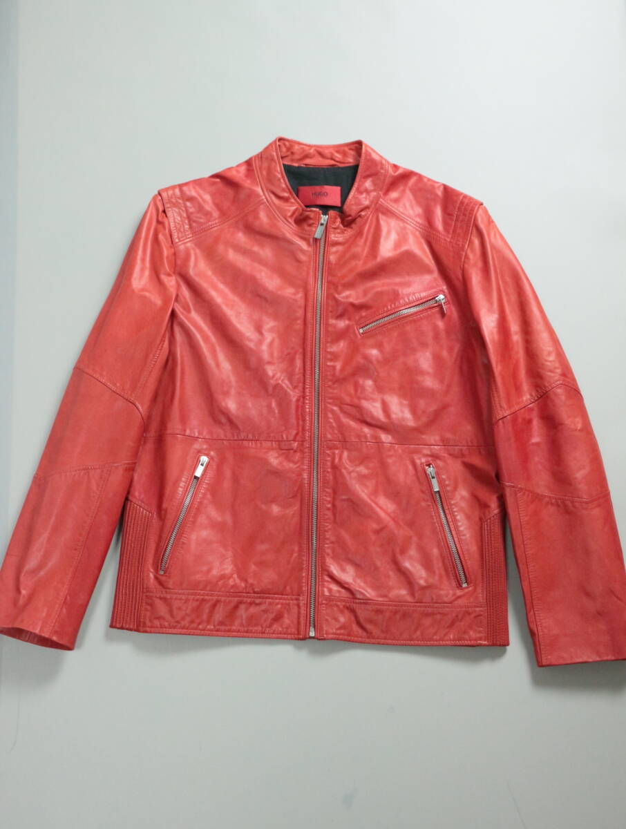 Y988/HUGO BOSS/ヒューゴボス/牛革/シングルライダース/RIDERS