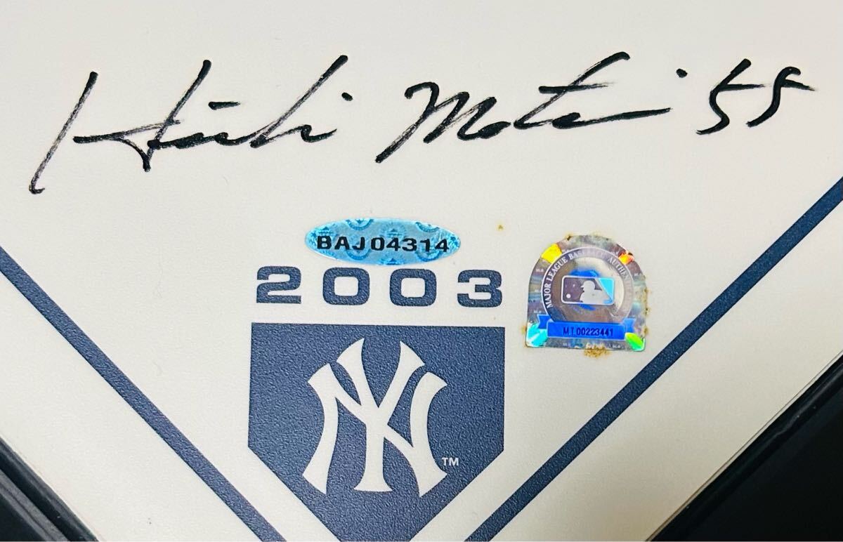 証明書付き☆ヤンキース☆松井秀喜☆直筆サイン入り☆ルーキー 証明書付き☆ヤンキース☆松井秀喜☆直筆サイン入り☆ルーキー