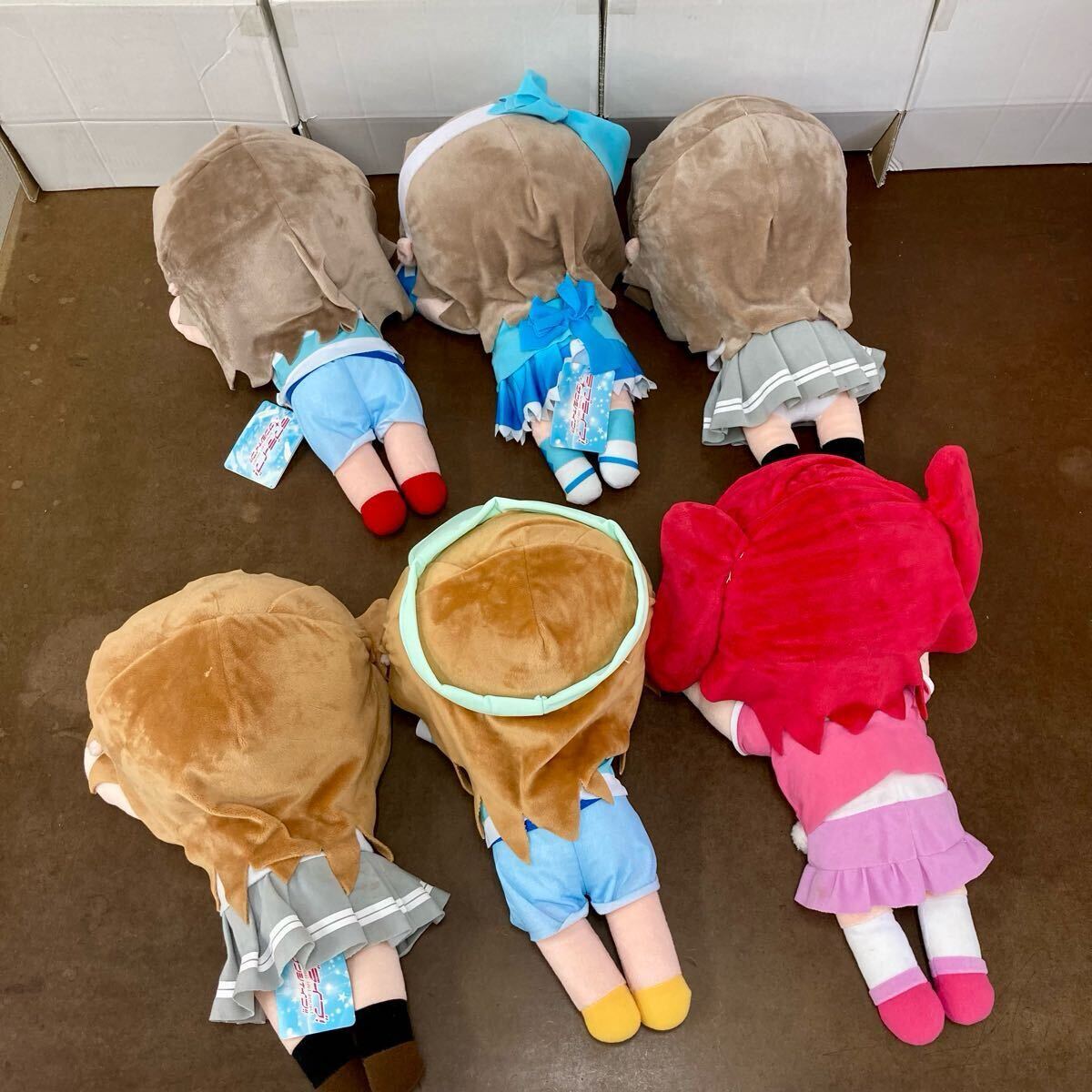 RR083) ラブライブ μ's Aqours メガジャンボ寝そべりぬいぐるみ RR083) ラブライブ μ's Aqours メガジャンボ寝そべりぬいぐるみ