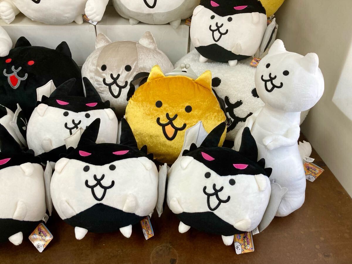 【まとめ売り】可愛いニャンコぬいぐるみセット【大量】 Yahoo!オークション - RR056) にゃんこ大戦争 ぬいぐるみ グッズ