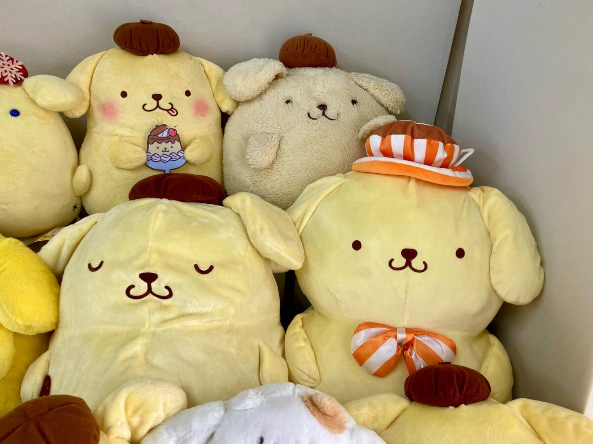 RR070) サンリオ ポムポムプリン ぬいぐるみ 大量セット まとめ RR070) サンリオ ポムポムプリン ぬいぐるみ 大量セット まとめ