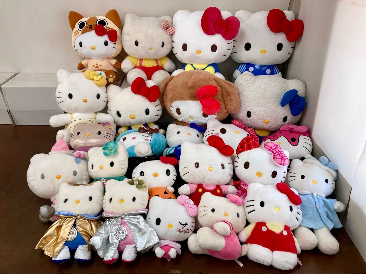 RR075) サンリオ ハローキティ ぬいぐるみ 大量セット まとめ RR075) サンリオ ハローキティ ぬいぐるみ 大量セット まとめ