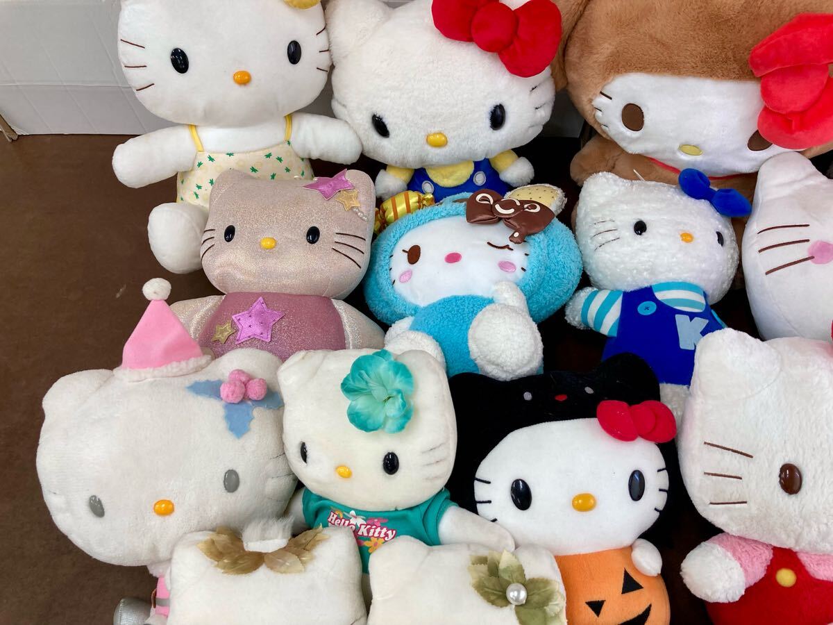 RR075) サンリオ ハローキティ ぬいぐるみ 大量セット まとめ RR075) サンリオ ハローキティ ぬいぐるみ 大量セット まとめ